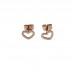 love stainless steel earrings