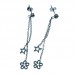 star long stainless steel earrings