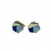 bule jewel stainless steel earrings